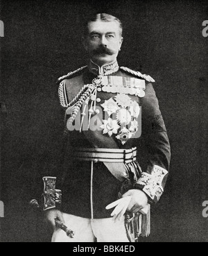 Maresciallo di Campo Horatio Herbert Kitchener, primo Earl Kitchener, 1850 - 1916. British Maresciallo di Campo, diplomatico e statista. Foto Stock