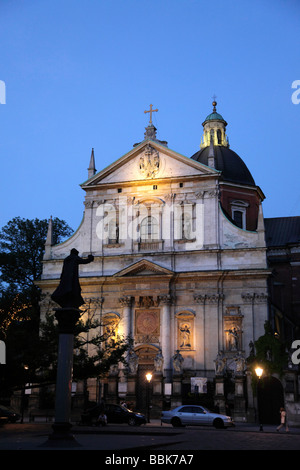 Polonia Cracovia Chiesa dei SS Pietro e Paolo Foto Stock