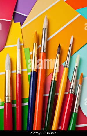 Artista pennelli Foto Stock