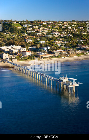 Scripps Pier La Jolla San Diego County in California Foto Stock