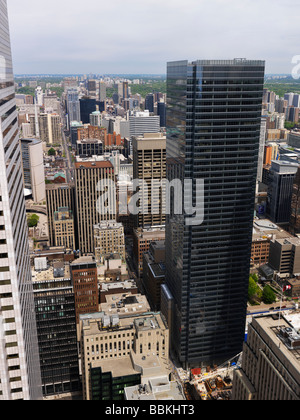 Vista aerea del centro di Toronto Foto Stock