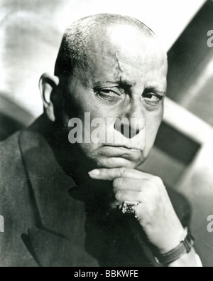 ERICH von Stroheim - Austrian film del regista e attore Foto Stock