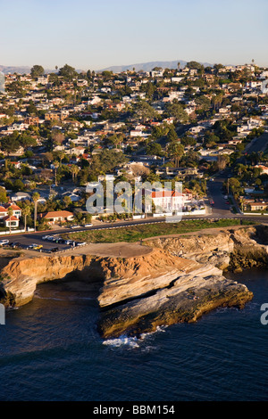 Punto Pappys e il Sunset Cliffs Point Loma a San Diego in California Foto Stock