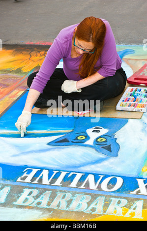 I madonnari 2009 Foto Stock