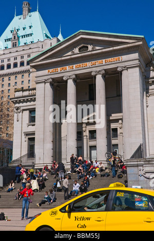 Vancouver Robson square e Vancouver Art Gallery Foto Stock