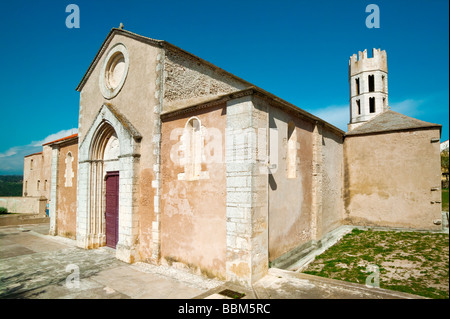 SAINT DOMINIQUE CHIESA DI BONIFACIO, Corsica, Francia Foto Stock