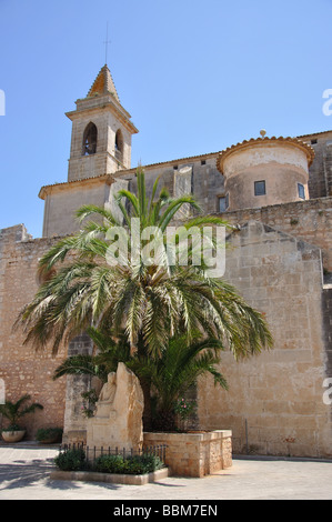 Englesia de Roser, Placa Major, Santanyi, Santanyi comune, Maiorca, isole Baleari, Spagna Foto Stock