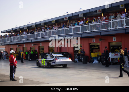 Qualifica per la Shelby 427 2009 NASCAR gara al Las Vegas Motor Speedway Las Vegas Nevada Foto Stock