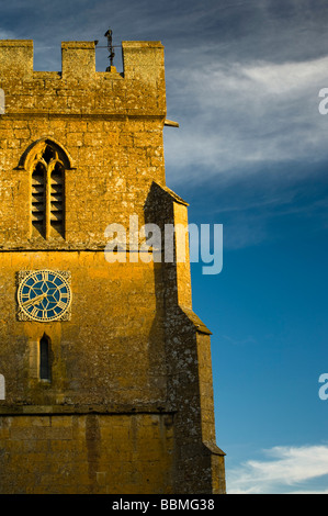 Chiesa di San Lorenzo, Bourton-on-the-Hill, Gloucestershire, Inghilterra Foto Stock