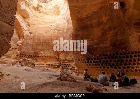 Israele Luzit cave nella regione di Shephelah Foto Stock