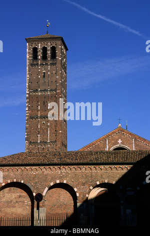 Italia, Milano, chiesa di Sant'Ambrogio Foto Stock