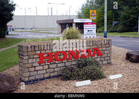 Auto Honda factory Swindon Inghilterra Foto Stock