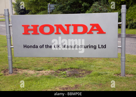 Auto Honda factory Swindon Inghilterra Foto Stock