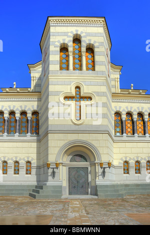 Chiesa la chiesa ortodossa si trova a Sevastopol Crimea Ucraina Foto Stock