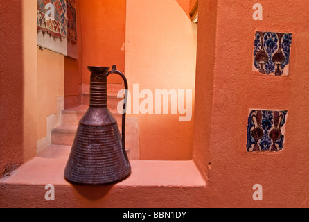 Boccale acqua, Marrakech, Marocco, Africa Foto Stock