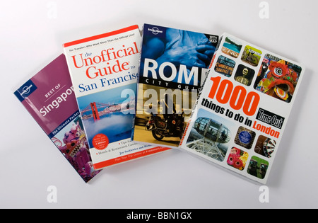 Selezione di viaggi libri guida Foto Stock