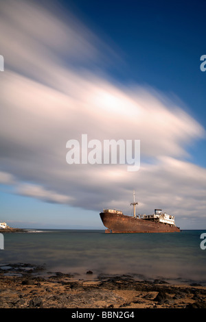 Los Marmoles naufragio a Lanzarote Foto Stock