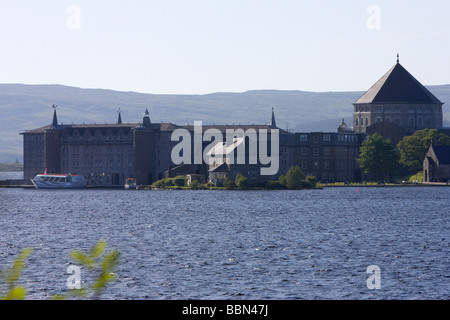 Stazione isola a Lough Derg luogo di pellegrinaggio County Donegal Repubblica di Irlanda europa Foto Stock