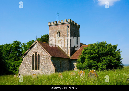 Chiesa di tutti i santi, East Dean, West Sussex, Regno Unito Foto Stock