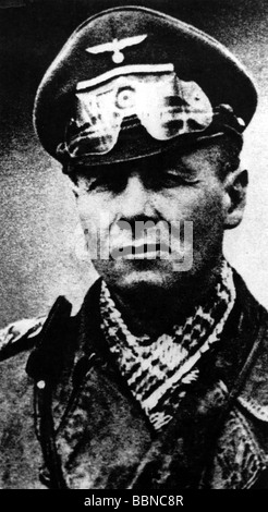 Rommel, Erwin, 15.11.1891 - 14.10.1944, Generale Tedesco, Ritratto, 1942, , Foto Stock