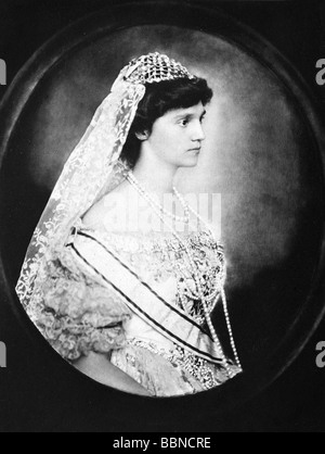 Zita von Bourbon Parma, 9.5.1892 - 14.3.1989, Empress consort d'Austria 1916 - 1918, moglie dell'imperatore Carlo i d'Austria, ritratto, cartolina, circa 1910, Foto Stock
