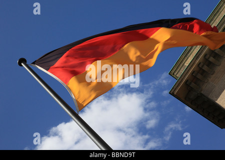 Bandiera tedesca Berlino Germania Europa Foto Stock