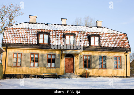 Hazelius Mansion, Skansen, Stoccolma (Svezia) Foto Stock