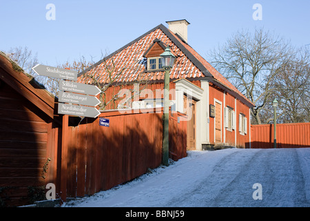 Sparbanken, Skansen, Stoccolma (Svezia) Foto Stock