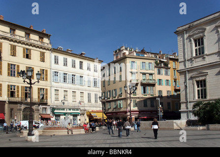 Geografia / viaggi, Francia, Cote d'Azur, Nizza, piazze, Place de Palais, Rue de la prefettura, Additional-Rights-Clearance-Info-Not-Available Foto Stock