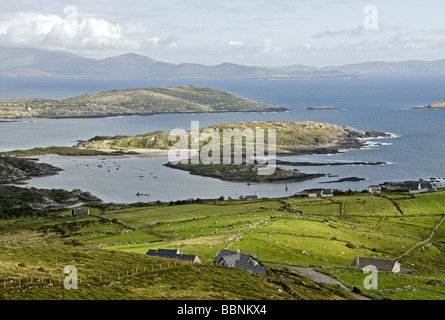 Geografia / viaggi, Irlanda, Kerry, paesaggi, vista sulla penisola di Iveragh, Ring of Kerry, Il Derrynane Bay, Additional-Rights-Clearance-Info-Not-Available Foto Stock