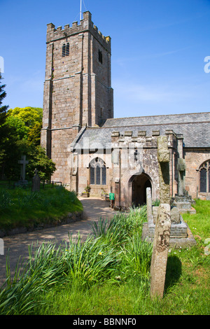 St Michaels Chiesa Parrocchiale Chagford Devon England Foto Stock