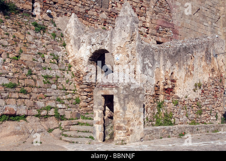 Giglio Castello il piccolo villaggio sull'Isola del Giglio o Isola del Giglio fuori della costa toscana Foto Stock