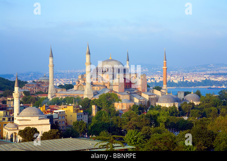 La chiesa di Haghia Sophia a Sultanahmet Istanbul Turchia Foto Stock