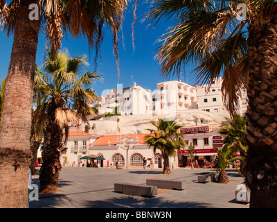 La piazza principale nel centro ,,Albufeira Algarve, PORTOGALLO Foto Stock