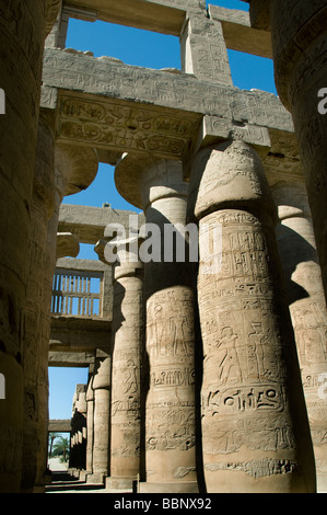 Tempio di Karnak Khonso Amon Ra Luxor Egitto Foto Stock