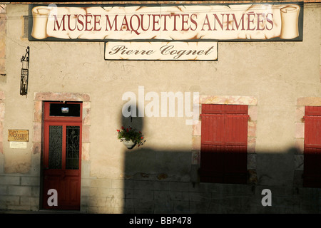 Museo di modelli animati, VALLON -EN-Sully, ALLIER (03), Francia Foto Stock