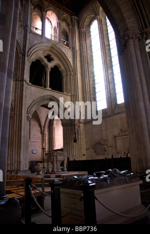 Romsey Chiesa Abbaziale di Santa Maria e San Ethelflaeda Foto Stock