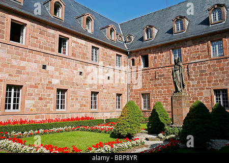 MONT SAINT ODILE ABBEY, BAS RHIN (67), l'Alsazia, Francia, Europa Foto Stock