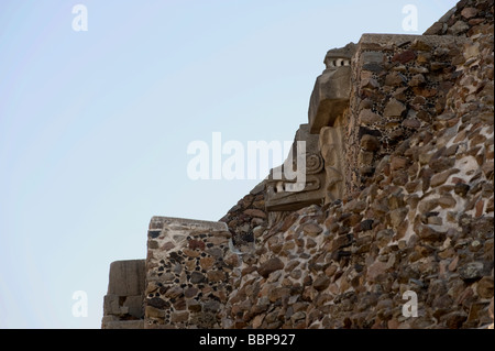 Lungo il viale dei Morti a Teotihuacan a Città del Messico Foto Stock