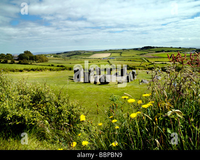 Drombeg Stone Circle Cork Foto Stock