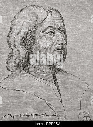 Philippe de Commines o de Commynes, Philippe de Comines, dal 1447 al 1511 circa. Foto Stock