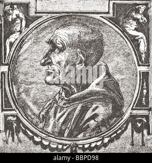 Girolamo Savonarola, 1452 -1498. Prete italiano dominicano. Foto Stock