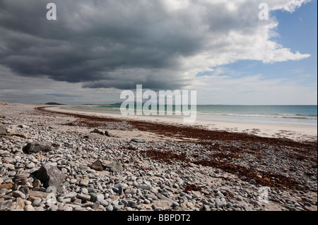 Spiaggia a Baleshare North Uist Foto Stock