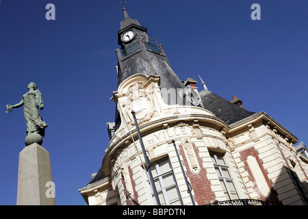 TROUVILLE-SUR-MER Town Hall, Calvados (14), in Normandia, Francia Foto Stock