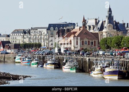 Il Porto di Trouville-sur-Mer, Calvados (14), in Normandia, Francia Foto Stock