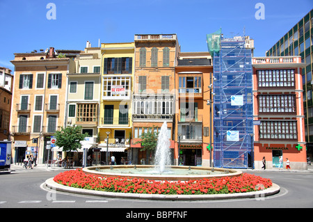 Plaça de la Reina, Palma de Mallorca, Maiorca, isole Baleari, Spagna Foto Stock