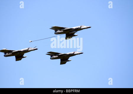 Ferte Alais Marina Francese jet fighter Super Etendart Marine il rifornimento di aria Foto Stock