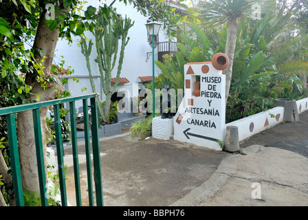 Il Museo de Piedra Y Artesania Canaria, l'isola delle Canarie Craft e Museo della Pietra, Camina Real de Gando, Ingenio, Gran Canaria Foto Stock