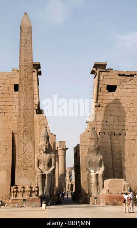 Tempio di Luxor in Egitto è stata la casa di Amon Ra. Foto Stock