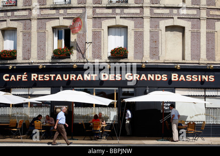 Il ristorante 'Les Grands BASSINS', LE HAVRE, SEINE-MARITIME (76), in Normandia, Francia Foto Stock